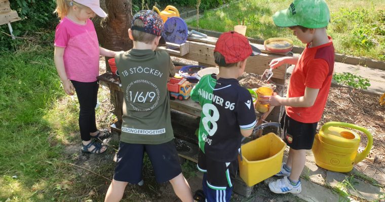 Eine Freispielbaustelle entsteht